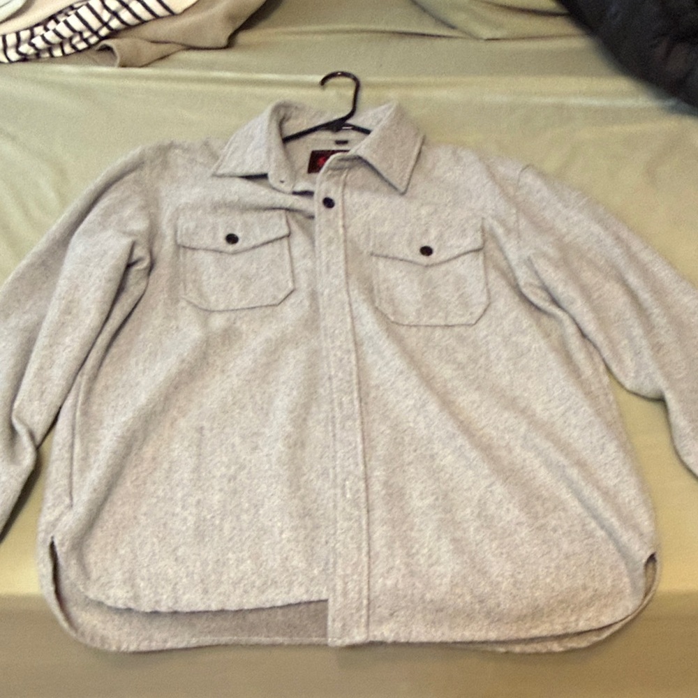 Scott Light Gray Shirt Jacket